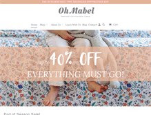 Tablet Screenshot of ohmabel.com.au